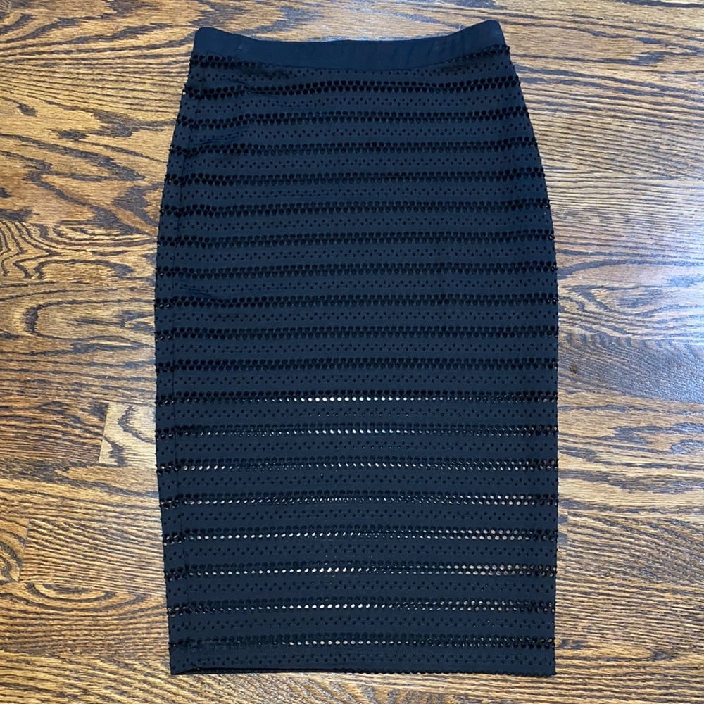 BEBE black high-waisted skirt with cutouts size XS